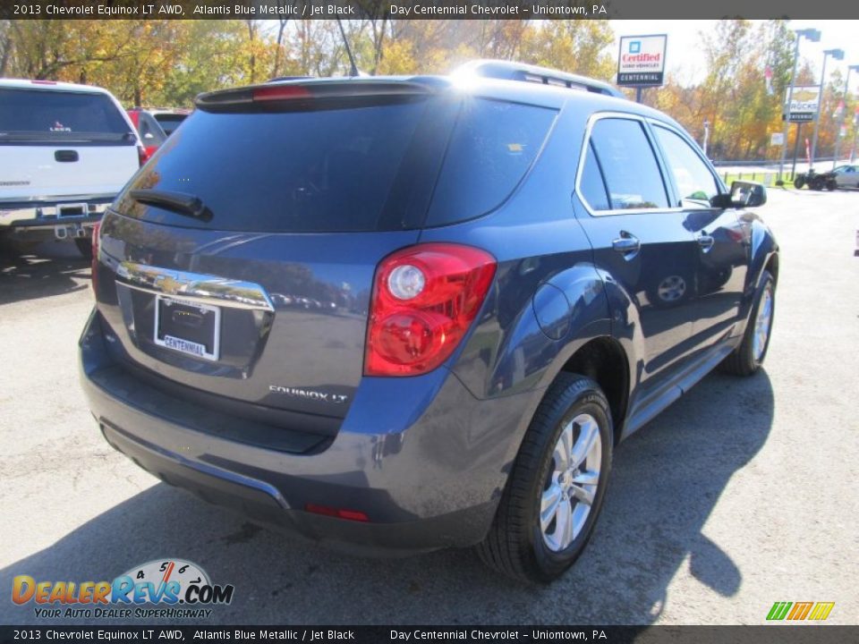 2013 Chevrolet Equinox LT AWD Atlantis Blue Metallic / Jet Black Photo #7