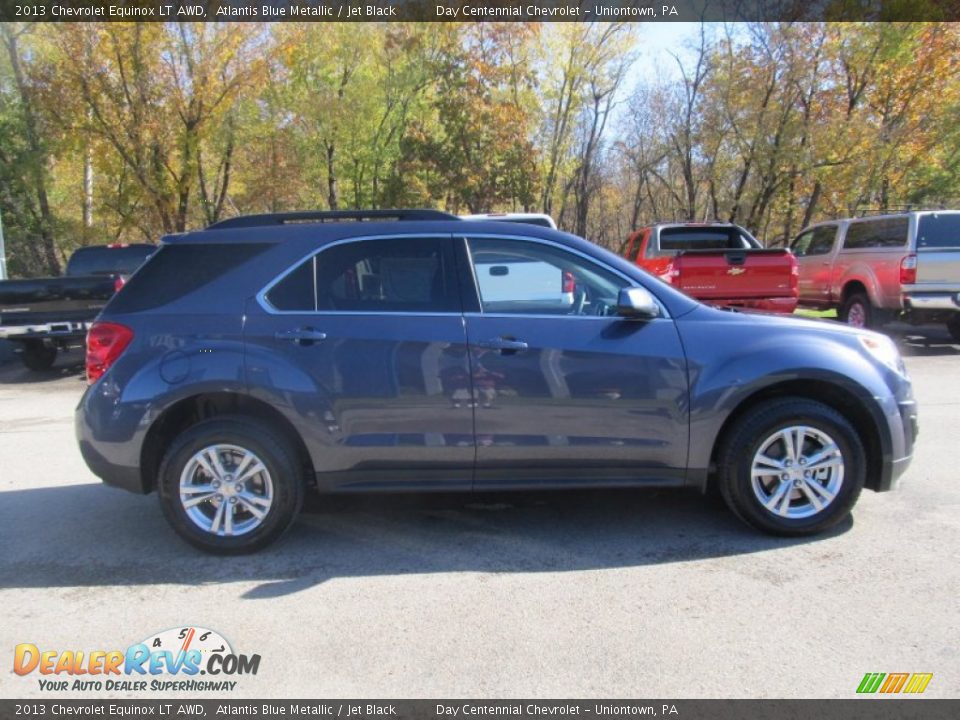 2013 Chevrolet Equinox LT AWD Atlantis Blue Metallic / Jet Black Photo #8