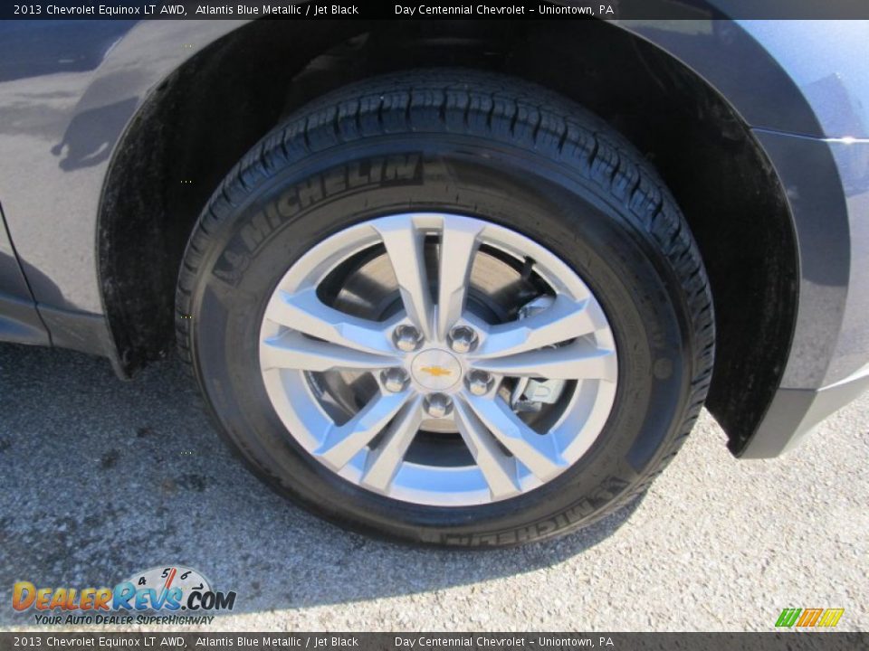 2013 Chevrolet Equinox LT AWD Atlantis Blue Metallic / Jet Black Photo #9