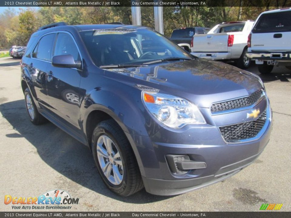 2013 Chevrolet Equinox LT AWD Atlantis Blue Metallic / Jet Black Photo #10
