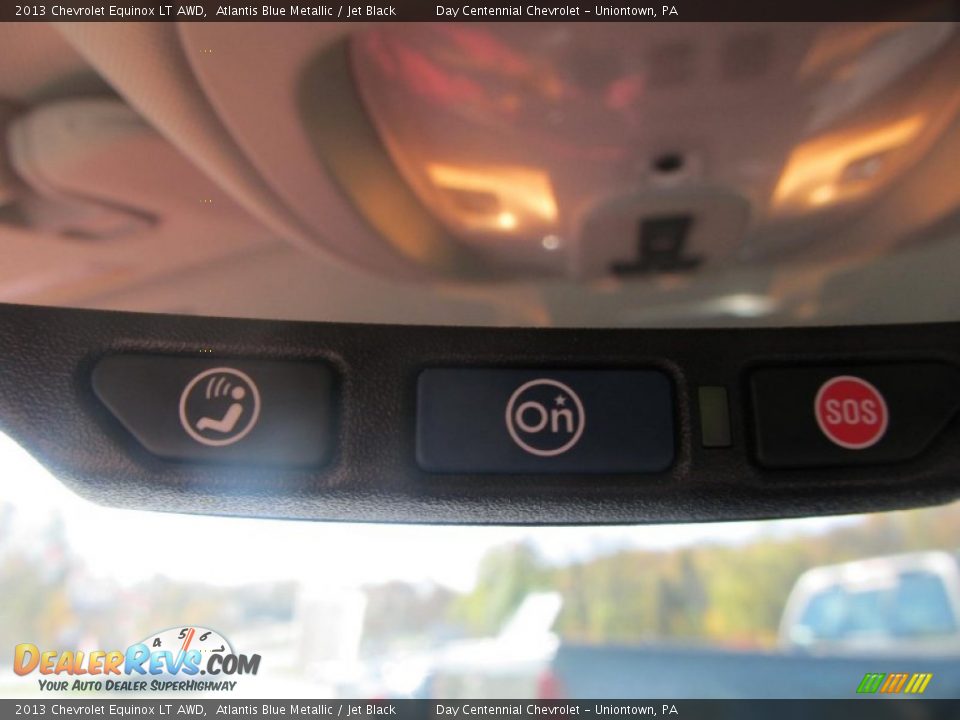 2013 Chevrolet Equinox LT AWD Atlantis Blue Metallic / Jet Black Photo #18