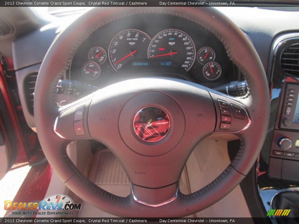 2013 Chevrolet Corvette Grand Sport Coupe Steering Wheel Photo #13