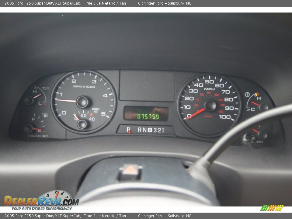 2005 Ford F250 Super Duty XLT SuperCab Gauges Photo #27