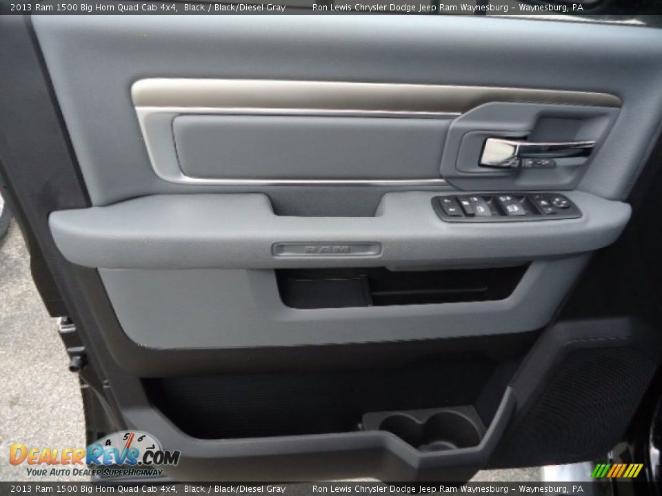 Door Panel of 2013 Ram 1500 Big Horn Quad Cab 4x4 Photo #15