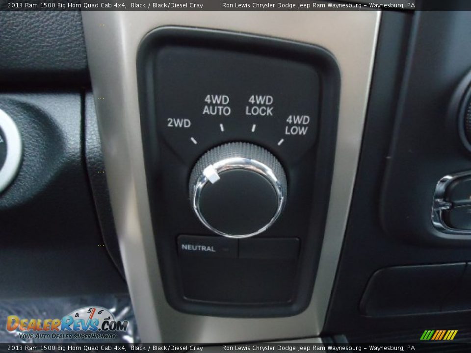 Controls of 2013 Ram 1500 Big Horn Quad Cab 4x4 Photo #19