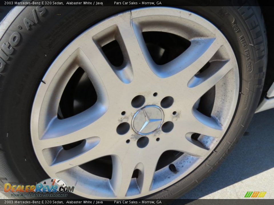 2003 Mercedes-Benz E 320 Sedan Alabaster White / Java Photo #5