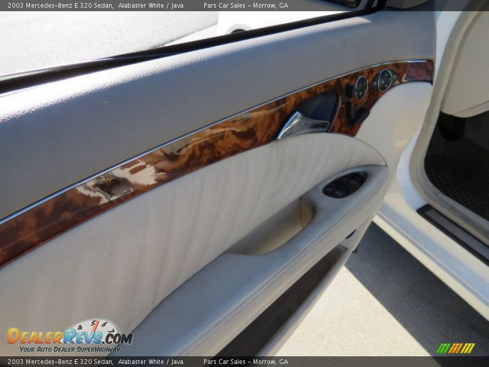 2003 Mercedes-Benz E 320 Sedan Alabaster White / Java Photo #8