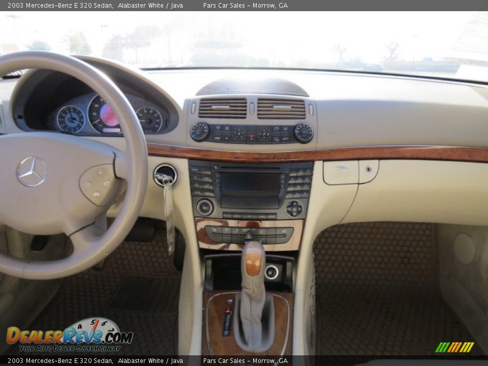 2003 Mercedes-Benz E 320 Sedan Alabaster White / Java Photo #12