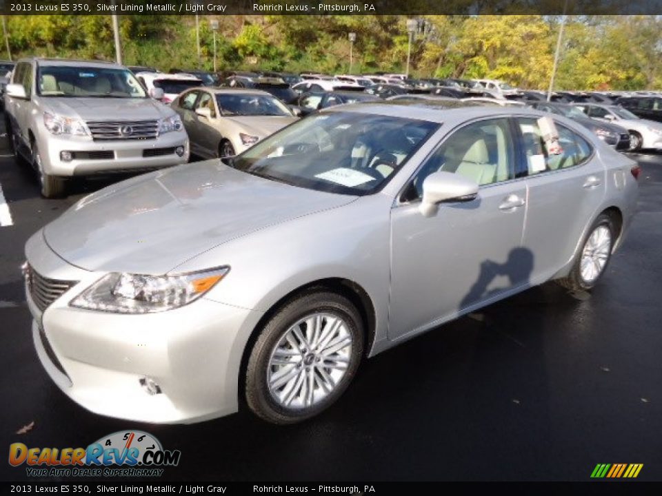 2013 Lexus ES 350 Silver Lining Metallic / Light Gray Photo #8