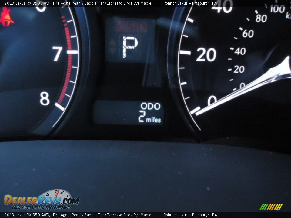 2013 Lexus RX 350 AWD Fire Agate Pearl / Saddle Tan/Espresso Birds Eye Maple Photo #20