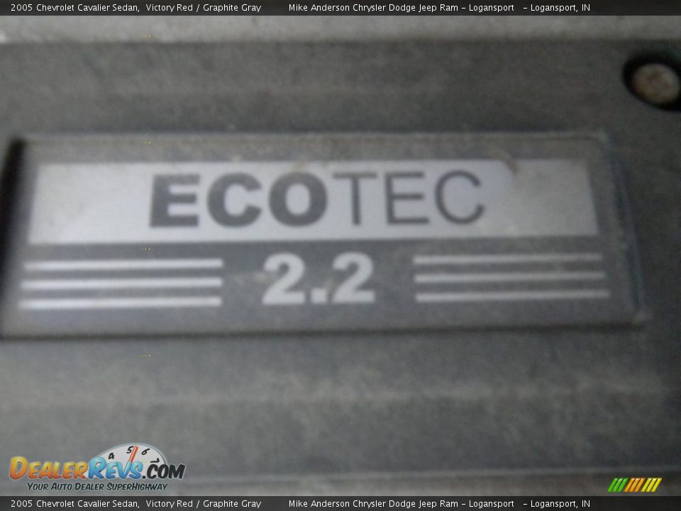 2005 Chevrolet Cavalier Sedan Victory Red / Graphite Gray Photo #14