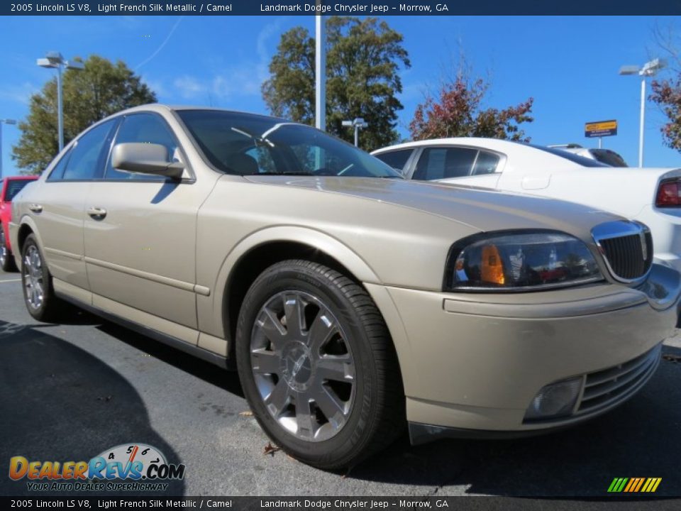 2005 Lincoln LS V8 Light French Silk Metallic / Camel Photo #4