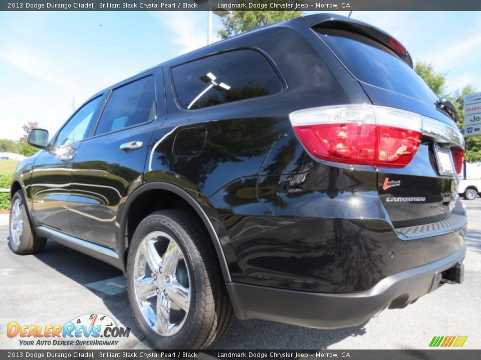 Brilliant Black Crystal Pearl 2013 Dodge Durango Citadel Photo #2