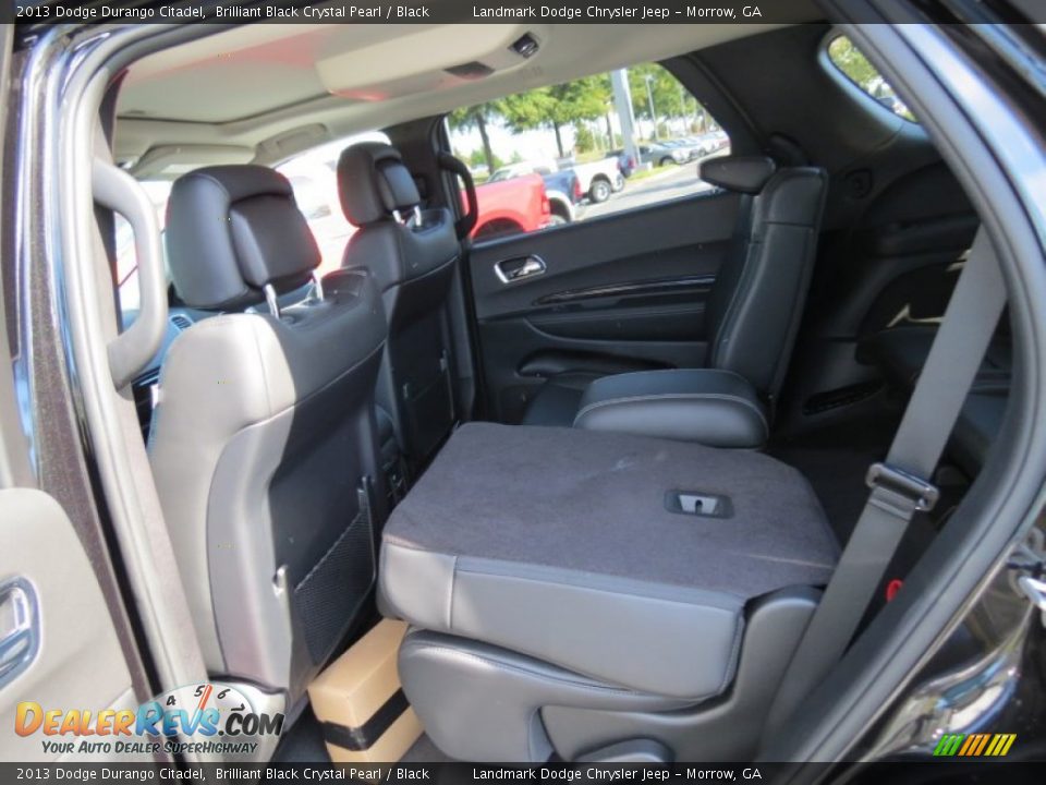 2013 Dodge Durango Citadel Brilliant Black Crystal Pearl / Black Photo #7