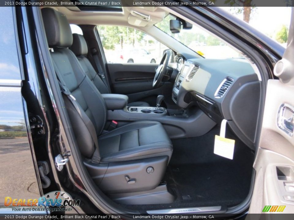 2013 Dodge Durango Citadel Brilliant Black Crystal Pearl / Black Photo #10