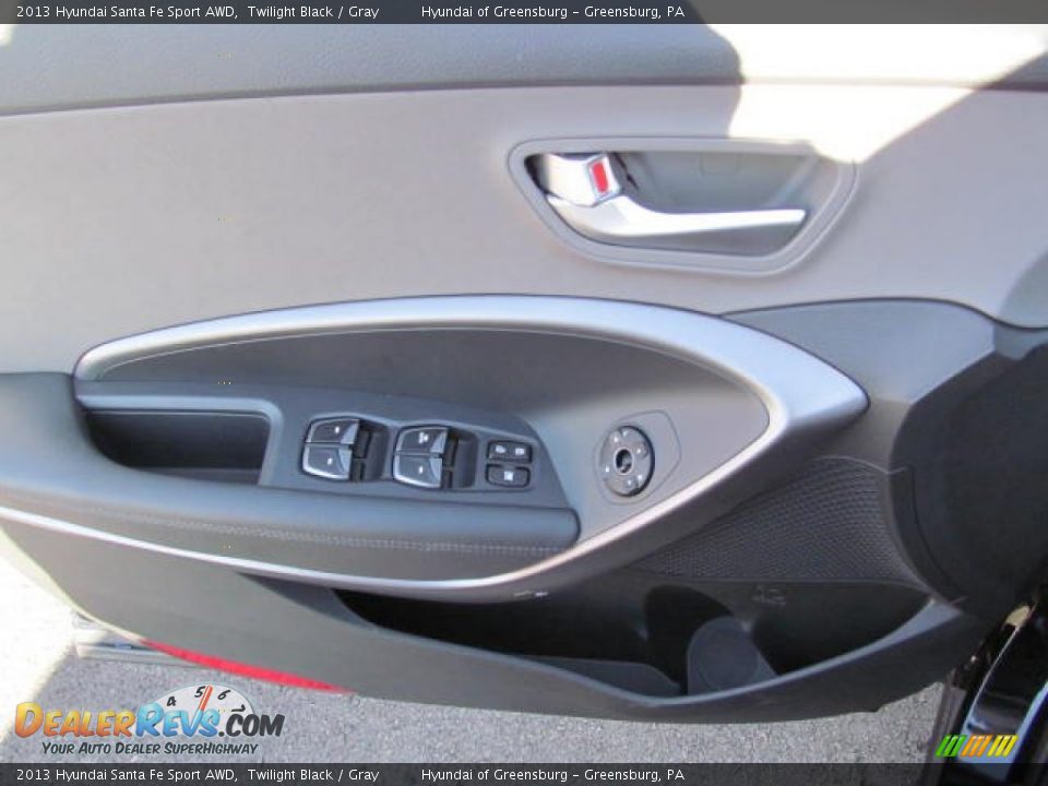 2013 Hyundai Santa Fe Sport AWD Twilight Black / Gray Photo #6