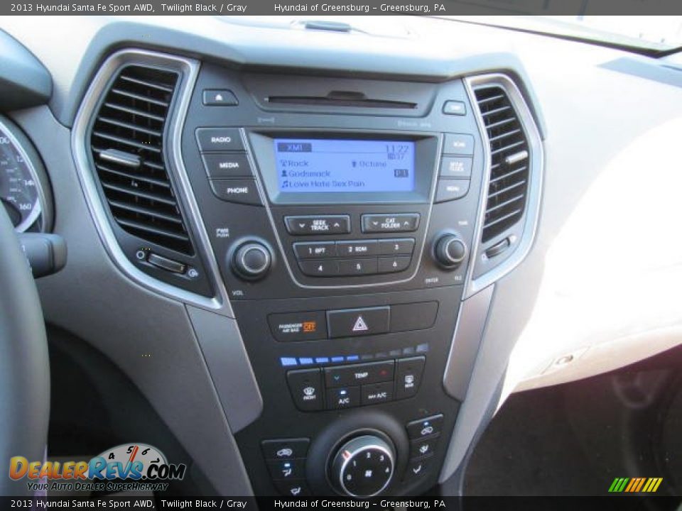 2013 Hyundai Santa Fe Sport AWD Twilight Black / Gray Photo #8