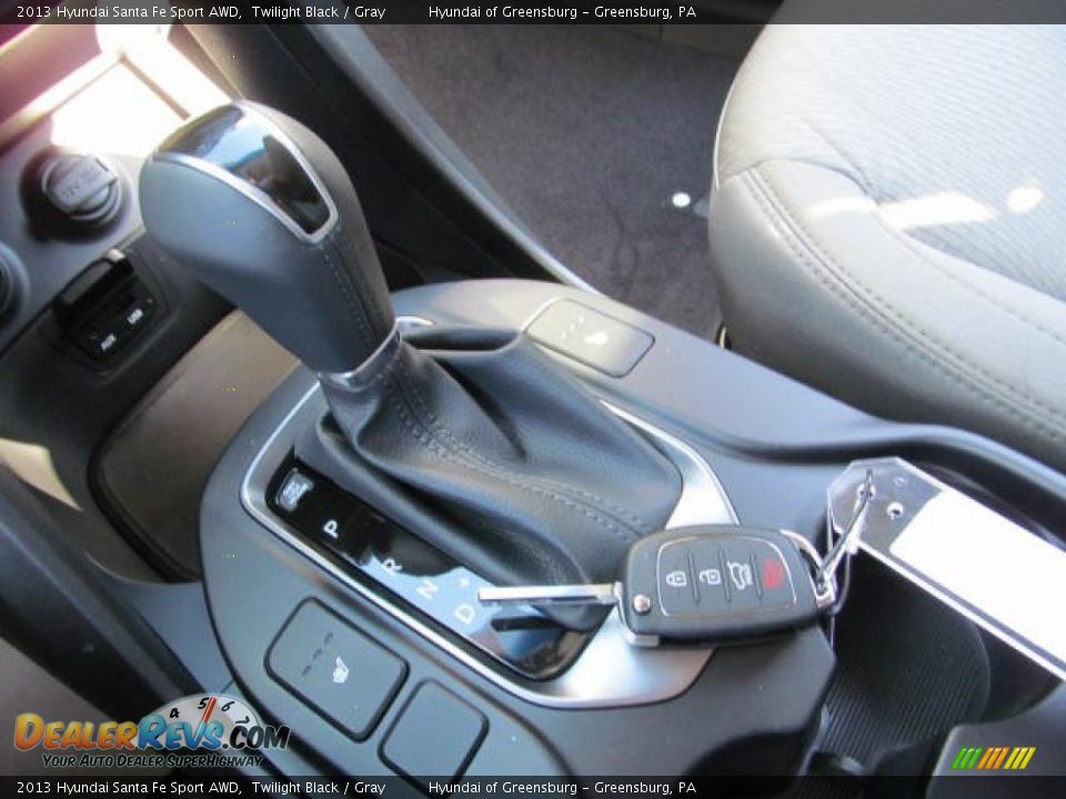 2013 Hyundai Santa Fe Sport AWD Twilight Black / Gray Photo #9