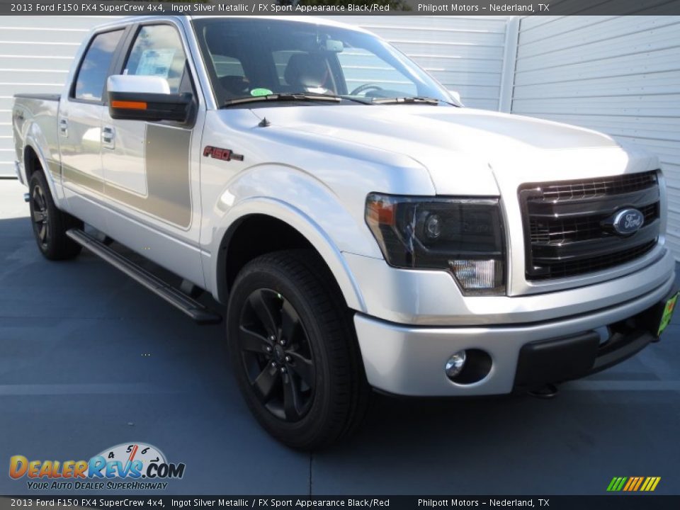 2013 Ford F150 FX4 SuperCrew 4x4 Ingot Silver Metallic / FX Sport