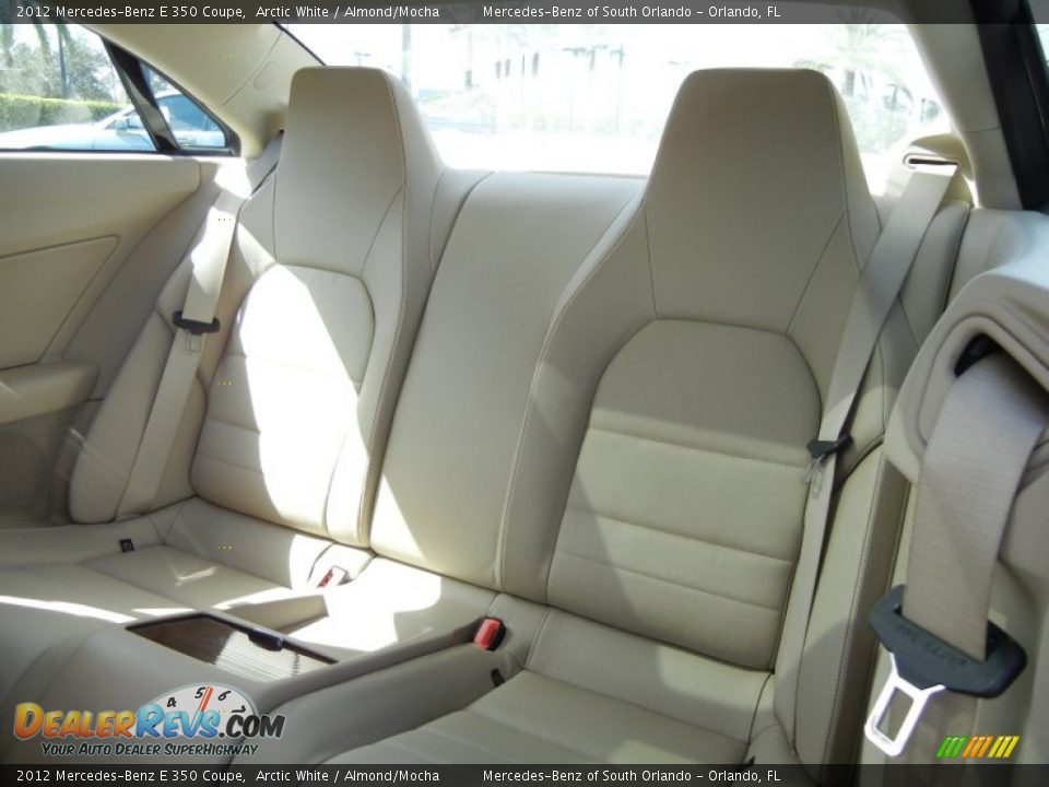 2012 Mercedes-Benz E 350 Coupe Arctic White / Almond/Mocha Photo #14