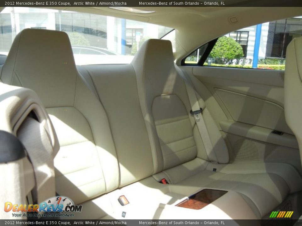 2012 Mercedes-Benz E 350 Coupe Arctic White / Almond/Mocha Photo #15