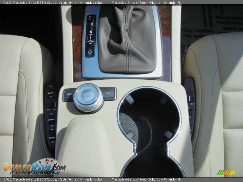2012 Mercedes-Benz E 350 Coupe Arctic White / Almond/Mocha Photo #21