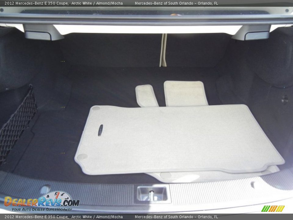 2012 Mercedes-Benz E 350 Coupe Arctic White / Almond/Mocha Photo #24