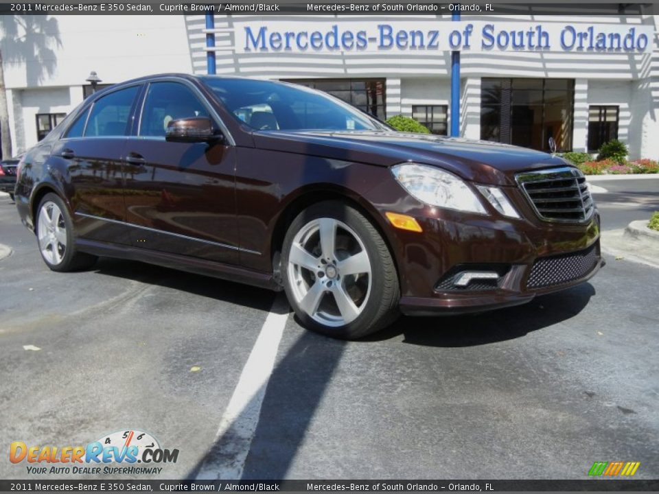 2011 Mercedes-Benz E 350 Sedan Cuprite Brown / Almond/Black Photo #1