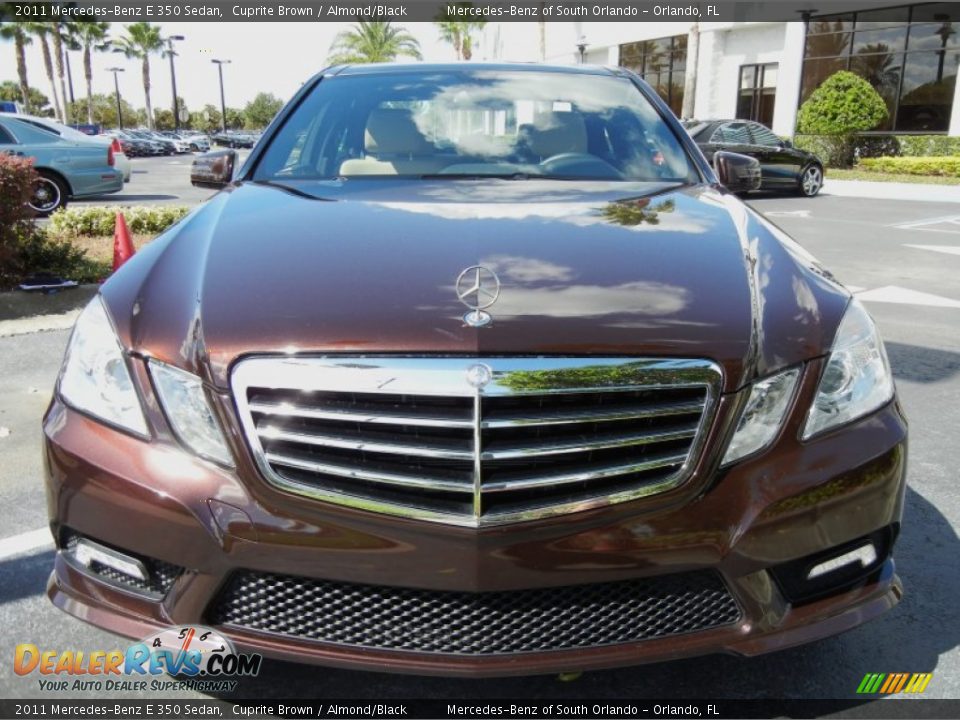 2011 Mercedes-Benz E 350 Sedan Cuprite Brown / Almond/Black Photo #2
