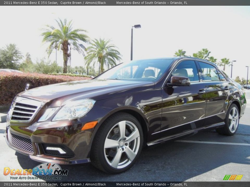 2011 Mercedes-Benz E 350 Sedan Cuprite Brown / Almond/Black Photo #3