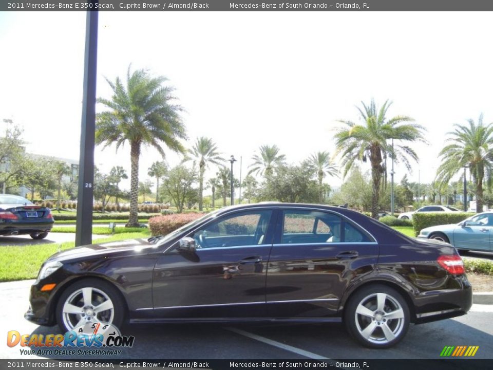 2011 Mercedes-Benz E 350 Sedan Cuprite Brown / Almond/Black Photo #4