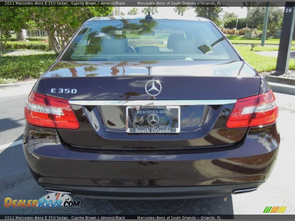 2011 Mercedes-Benz E 350 Sedan Cuprite Brown / Almond/Black Photo #6
