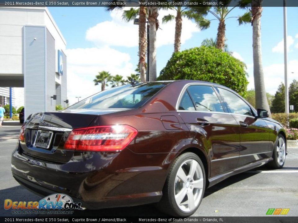 2011 Mercedes-Benz E 350 Sedan Cuprite Brown / Almond/Black Photo #7