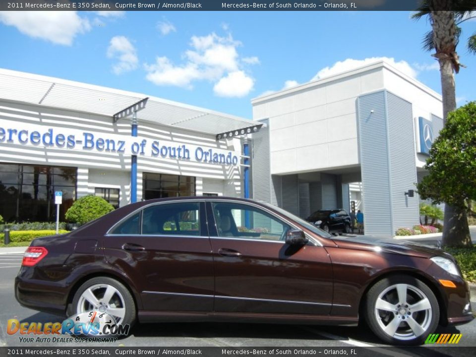 2011 Mercedes-Benz E 350 Sedan Cuprite Brown / Almond/Black Photo #8