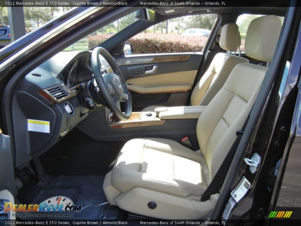 2011 Mercedes-Benz E 350 Sedan Cuprite Brown / Almond/Black Photo #11