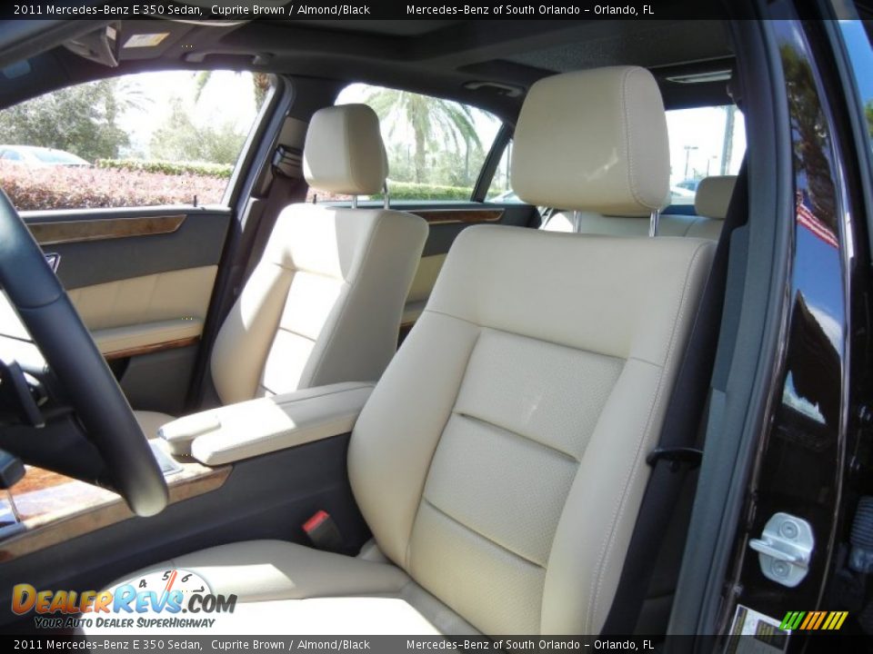 2011 Mercedes-Benz E 350 Sedan Cuprite Brown / Almond/Black Photo #12