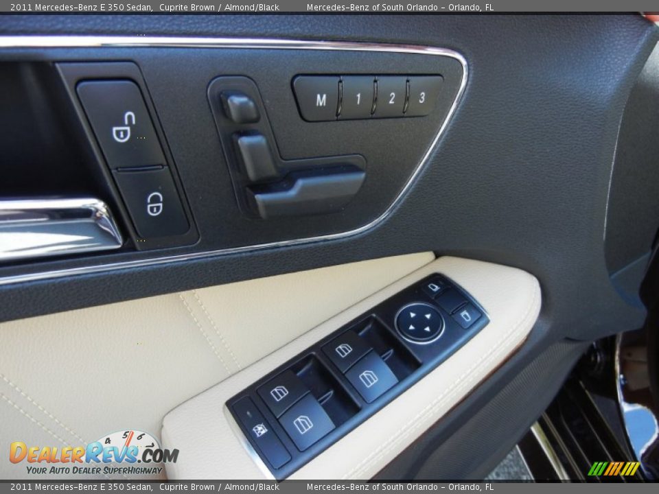 2011 Mercedes-Benz E 350 Sedan Cuprite Brown / Almond/Black Photo #13