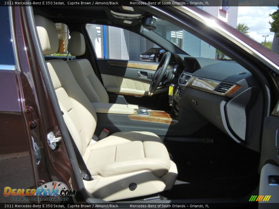 2011 Mercedes-Benz E 350 Sedan Cuprite Brown / Almond/Black Photo #16