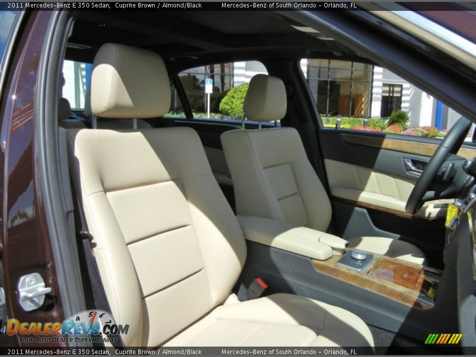 2011 Mercedes-Benz E 350 Sedan Cuprite Brown / Almond/Black Photo #17