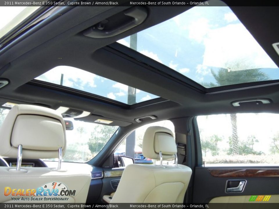 2011 Mercedes-Benz E 350 Sedan Cuprite Brown / Almond/Black Photo #18