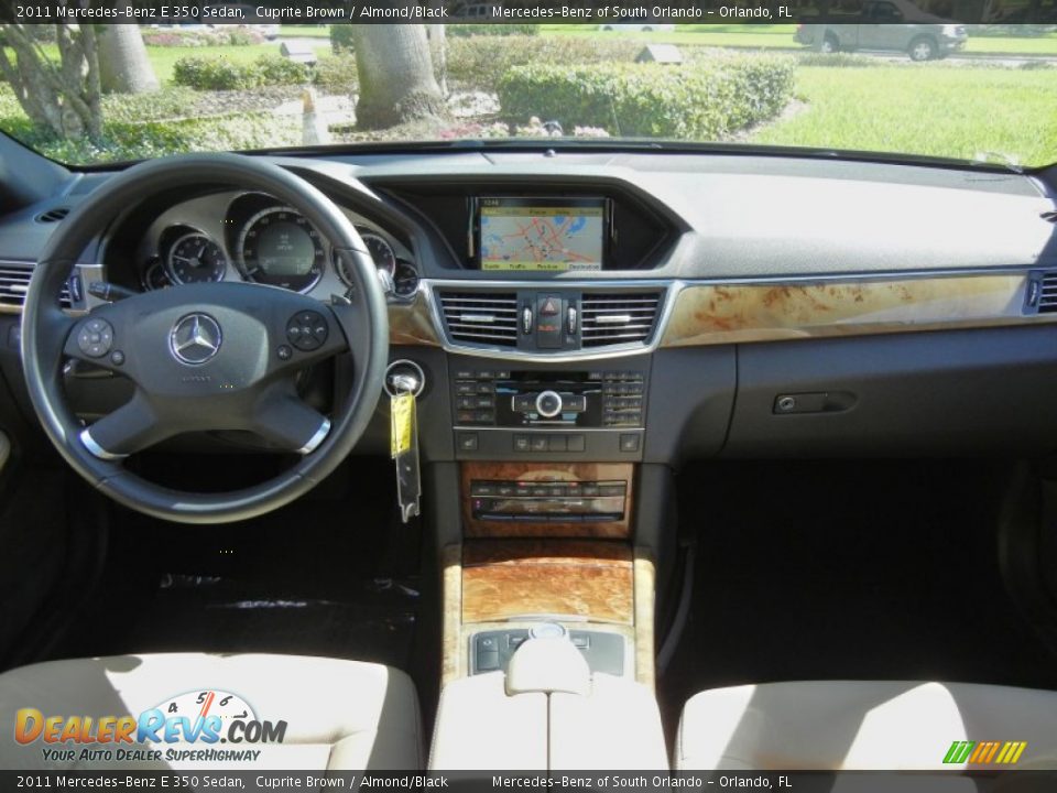 2011 Mercedes-Benz E 350 Sedan Cuprite Brown / Almond/Black Photo #19