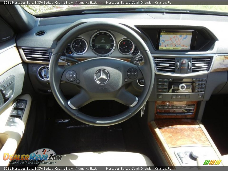 2011 Mercedes-Benz E 350 Sedan Cuprite Brown / Almond/Black Photo #20