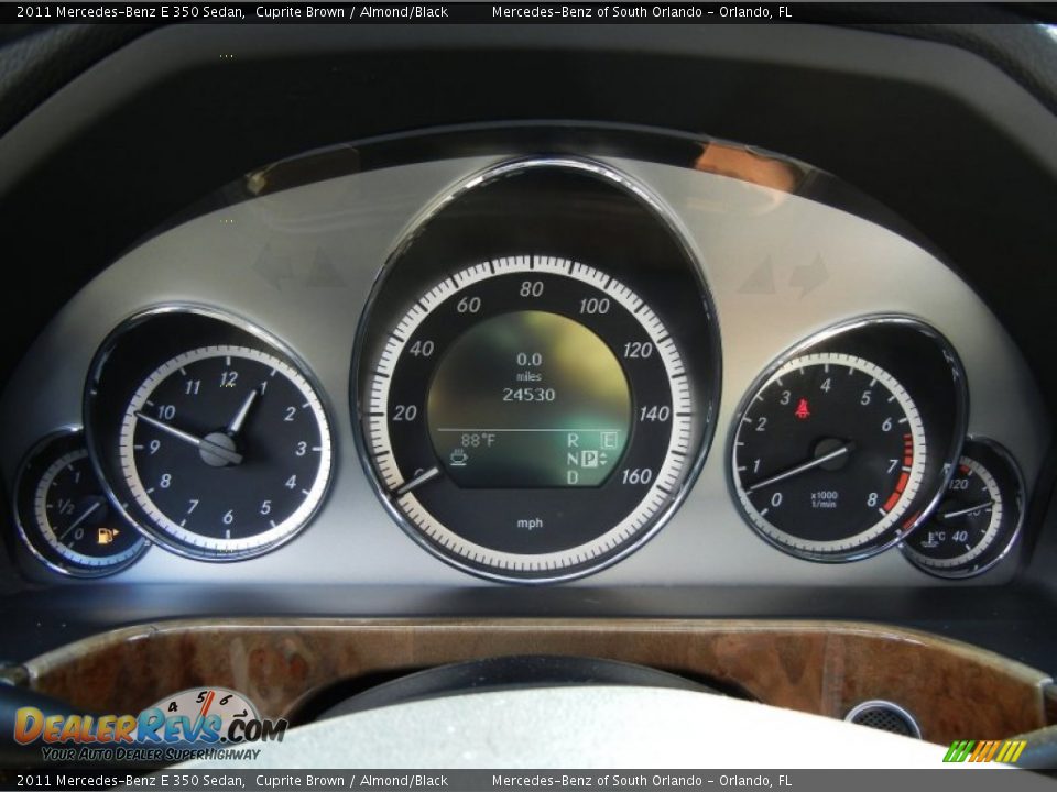 2011 Mercedes-Benz E 350 Sedan Cuprite Brown / Almond/Black Photo #21