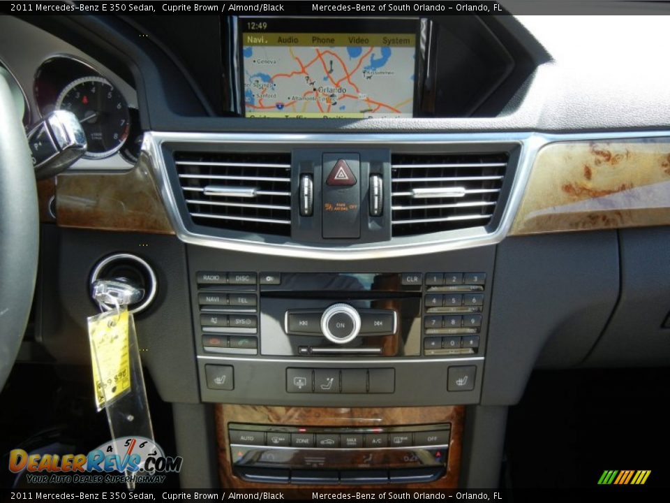 2011 Mercedes-Benz E 350 Sedan Cuprite Brown / Almond/Black Photo #22