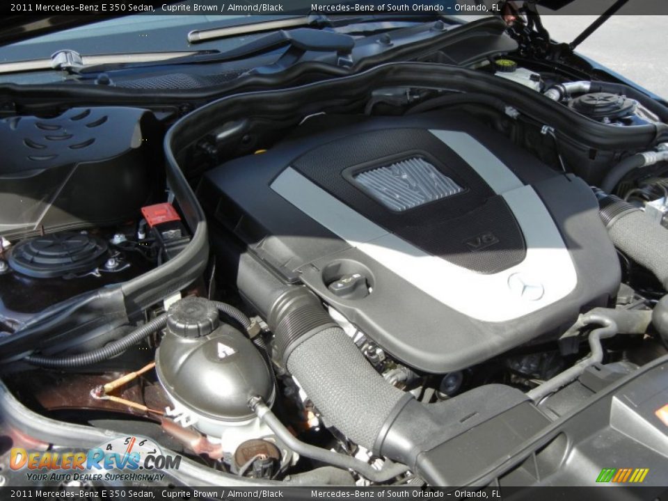 2011 Mercedes-Benz E 350 Sedan Cuprite Brown / Almond/Black Photo #26