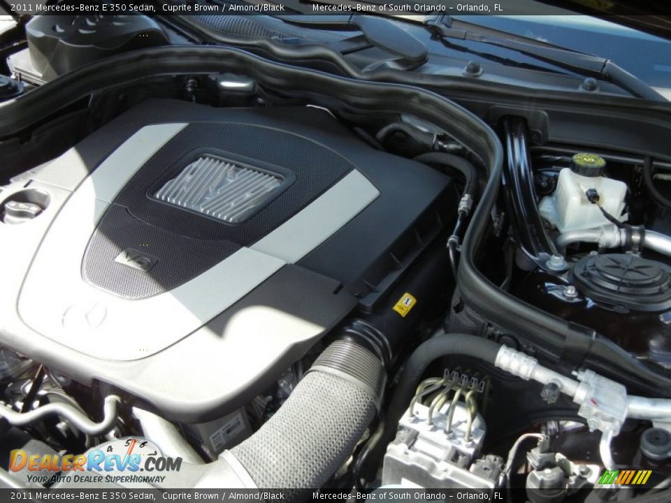 2011 Mercedes-Benz E 350 Sedan Cuprite Brown / Almond/Black Photo #27