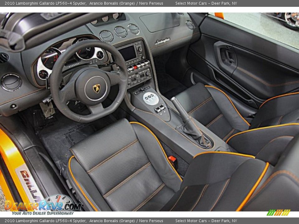Nero Perseus Interior - 2010 Lamborghini Gallardo LP560-4 ...