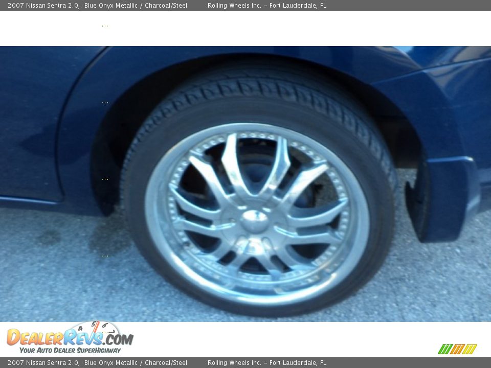 2007 Nissan Sentra 2.0 Blue Onyx Metallic / Charcoal/Steel Photo #7