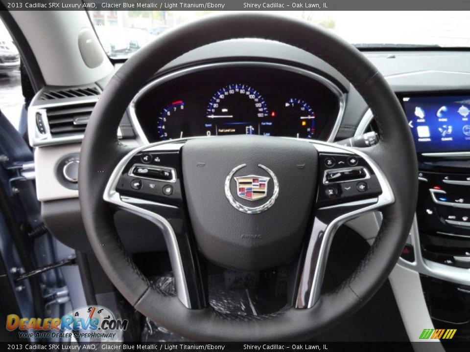 2013 Cadillac SRX Luxury AWD Steering Wheel Photo #18