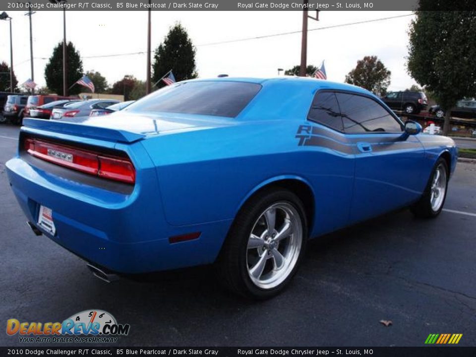 2010 Dodge Challenger R/T Classic B5 Blue Pearlcoat / Dark Slate Gray Photo #3